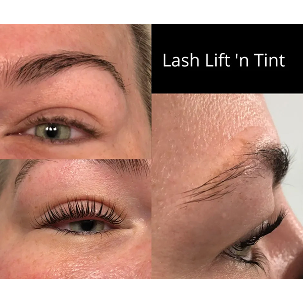 before and after eyelash application